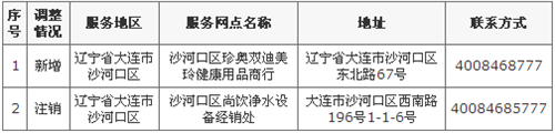 商务部调整双迪直销区域 新增4个服务网点