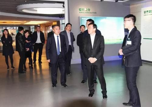 威海市委组织部领导参观指导安然党建工作