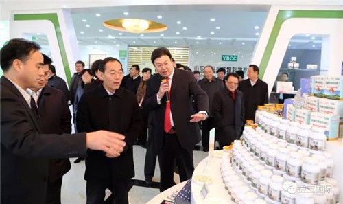 济宁市党政观摩团来益宝康富森观摩考察