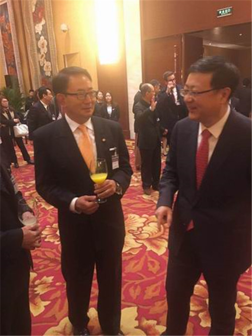 宝健李道代表在京外企与北京市长进行座谈