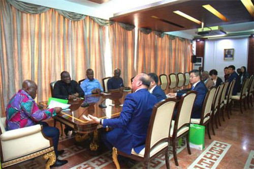 天狮董事长李金元受邀拜访非洲加纳总统阿库福·阿多