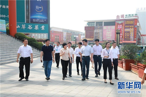 清华大学党委副书记过勇到访康美(亳州)中药城