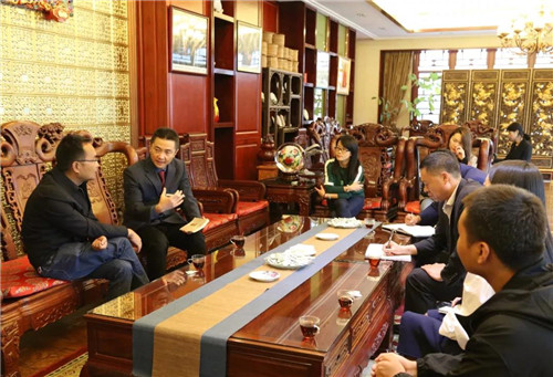中共保山市委常委、腾冲市委书记赵碧原一行莅临龙润、理想参观考察