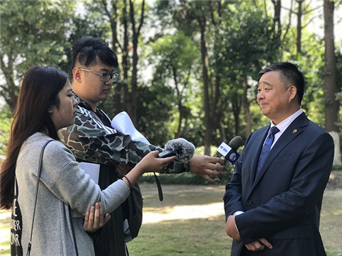 安惠公司董事长陈惠接受南通主流媒体联合采访