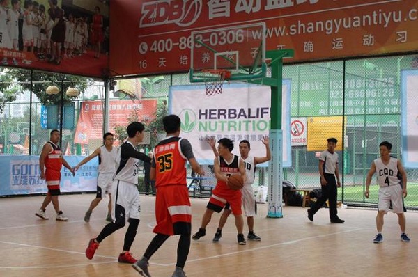 2018“康宝莱杯”重庆主流媒体篮球邀请赛开赛