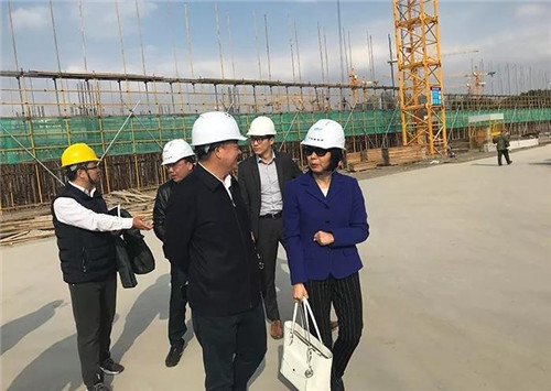 安惠公司董事长陈惠视察南通诺德安达双语学校建设情况