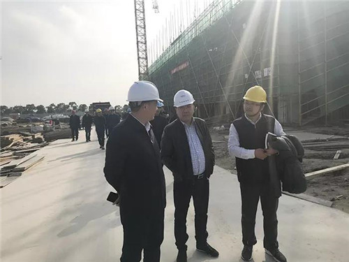 安惠公司董事长陈惠视察南通诺德安达双语学校建设情况