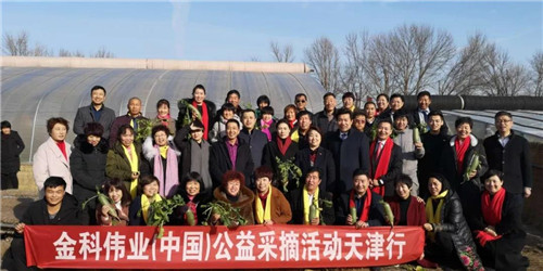 “金科伟业(中国)公益天津行”采摘活动开展