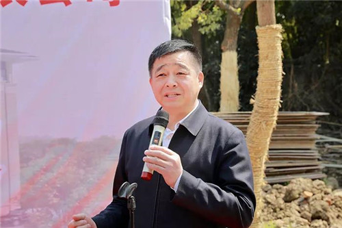 安惠董事长出席江苏省苏微微生物研究所有限公司新大楼建设项目开工仪式