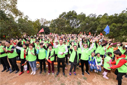 安然深圳分公司公益植树活动精彩开启