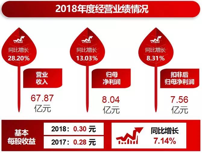 康恩贝发布2018年年报 营收达67.87亿元 同期增长28.20%