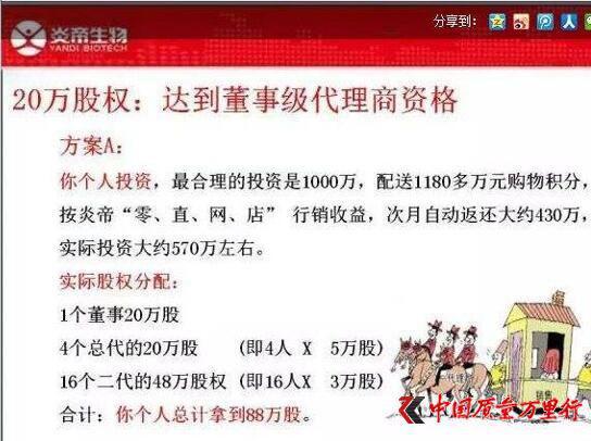 直销企业炎帝生物被指涉嫌传销 借原始股发展会员(图2)